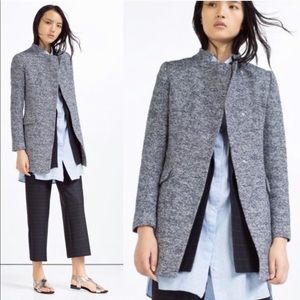 Zara tweed coat